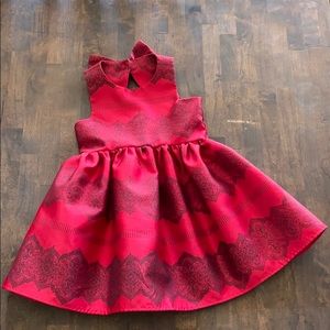 GB girls red and black fancy dress